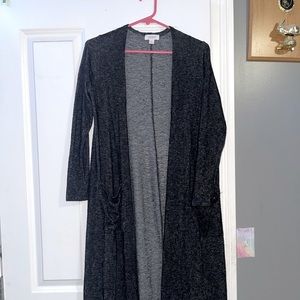 Lularoe black cardigan